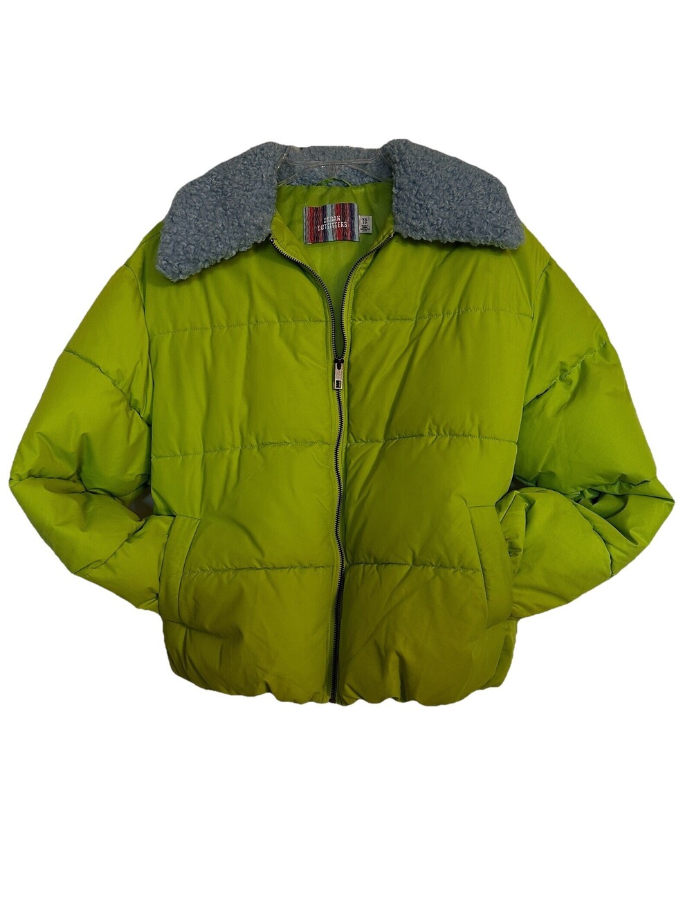 Urban Outfitters Women’s Size XS Duckie Faux Shearling Collar Puffer Jacket